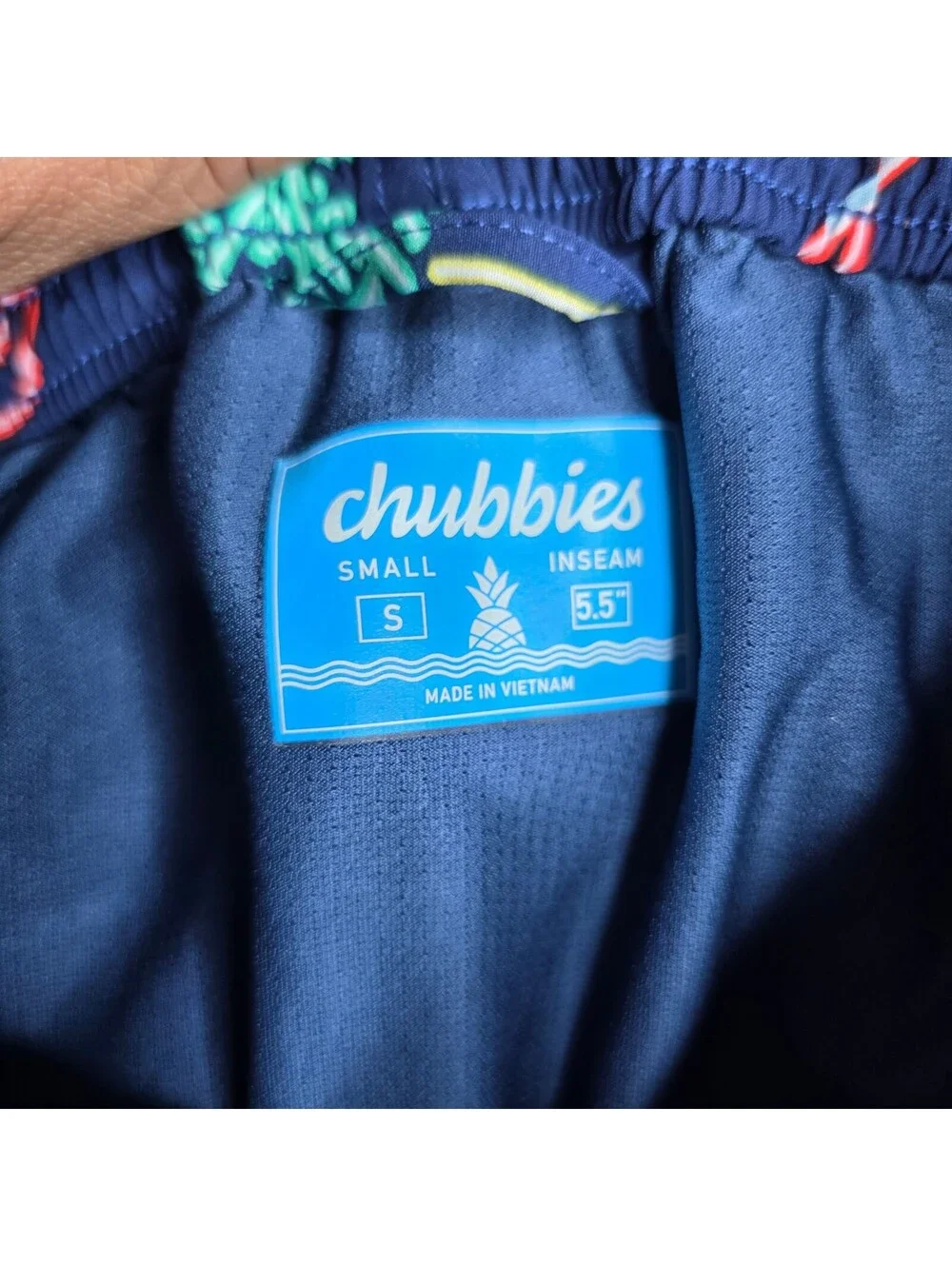 Chubbies The Neon Lights Men’s Swim Trunks Sz Small